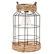 Prodotto Luce da giardino solare in metallo nero naturale Ø18cm H29cm