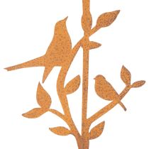 Prodotto Ramo decorativo da giardino con uccellini, in metallo, 100 cm