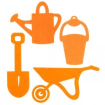 Prodotto Attrezzo da giardino in feltro arancione 24 pz
