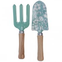 Prodotto Set attrezzi da giardino rastrello da giardino pala da giardino 25/28 cm