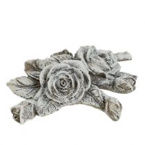 Prodotto Rosa per decorazione tomba in poliresina 10 cm x 8 cm 6 pz
