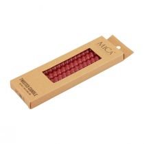 Prodotto Candele intrecciate candele a spirale rosa Ø1,4 cm H18 cm 4 pezzi