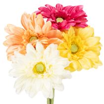 Prodotto Bouquet di fiori di gerbera artificiali per una decorazione fresca e facile da curare, 47 cm, 32 pezzi