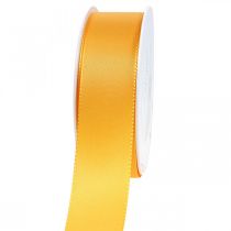 Prodotto Nastro regalo decorativo nastro di seta arancione 40mm 50m