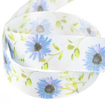 Prodotto Nastro regalo nastro fiordaliso nastro di seta blu 25mm 18m