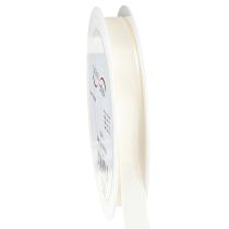 Prodotto Nastro regalo decorativo in taffetà color crema 15 mm 50 m