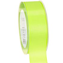 Prodotto Nastro regalo decorativo con cimosa verde lime 40 mm 50 m