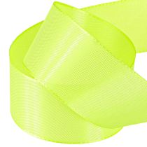 Prodotto Nastro regalo decorativo con cimosa verde lime 40 mm 50 m