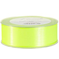 Prodotto Nastro regalo decorativo con cimosa verde lime 40 mm 50 m