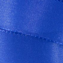 Prodotto Nastro regalo, nastro decorativo, nastro in taffetà, blu scuro, 25 mm × 50 m