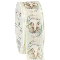 Prodotto Nastro regalo nastro pasquale conigli 40mm 18m