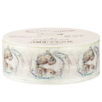 Prodotto Nastro regalo nastro pasquale conigli 40mm 18m