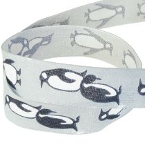 Prodotto Nastro regalo pinguini nastro natalizio tessuto 25mm 15m