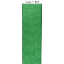 Prodotto Nastro regalo decorativo in taffetà verde scuro 25 mm × 50 m