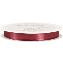 Prodotto Nastro regalo in taffetà, nastro decorativo Bordeaux 15mm 50m