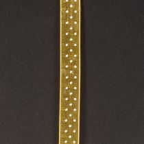 Prodotto Nastro regalo a pois, perfetto per rifinire confezioni e scatole regalo, largo 1,5 cm, lungo 20 m.