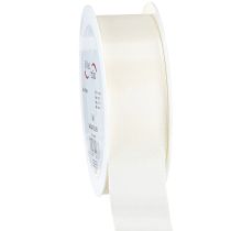 Prodotto Nastro regalo e nastro decorativo in taffetà crema 40mm 50m