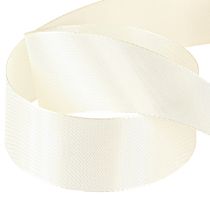 Prodotto Nastro regalo e nastro decorativo in taffetà crema 40mm 50m