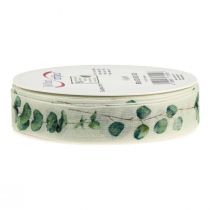 Prodotto Nastro regalo nastro decorativo di eucalipto verde 25 mm 20 m