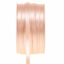 Nastro regalo e decorazione salmone 6 mm 50 m