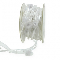 Prodotto Nastro decorativo Valentino bianco 15mm 5m