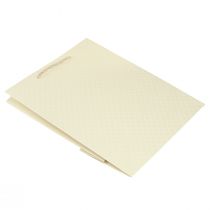 Prodotto Busta regalo busta regalo in carta crema 26×12×32 cm 1 pz