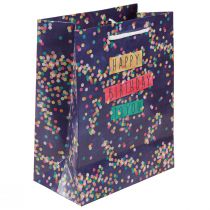 Prodotto Sacchetto regalo di compleanno in carta "Buon compleanno" 18×10×23 cm, 2 pezzi