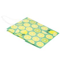Prodotto Sacchetto regalo in carta a forma di limone con manici 18×10×23cm 2 pezzi