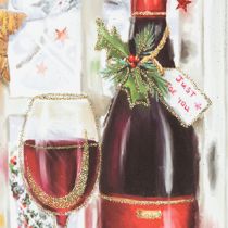 Prodotto Sacchetto regalo di Natale 8cm x 18cm H24cm set di 2