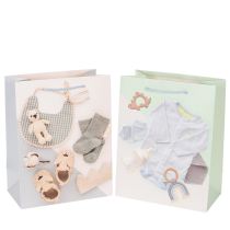 Prodotto Sacchetto regalo per neonato - Ideale per regali alla nascita - 23 cm - 2 pezzi