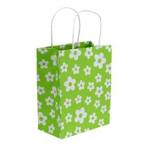 Sacchetti regalo verde 20 cm x 11 cm x 25 cm 8 pezzi