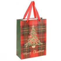 Prodotto Sacchetti regalo Albero di Natale rosso verde 18x24 cm 10 pz