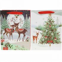Sacchetti regalo Sacchetti regalo di Natale cervo 24×18cm 2pz