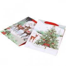 Prodotto Sacchetti regalo Sacchetti regalo di Natale cervo 24×18cm 2pz