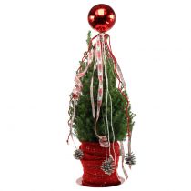 Prodotto Palla di Natale plastica piccola Ø14cm rossa 1 pz