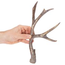 Prodotto Corna decorative artificiali, ornamenti natalizi rustici, 29 cm, 2 pezzi