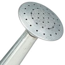 Prodotto Annaffiatoio decorativo design retrò in metallo argento 42x15,5x27 cm