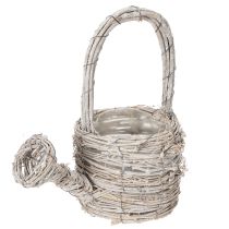 Prodotto Annaffiatoio decorativo con un raffinato design intrecciato per un elegante arredamento della casa, 26 cm