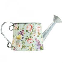 Annaffiatoio decorativo casa di campagna in metallo per piantare H16cm