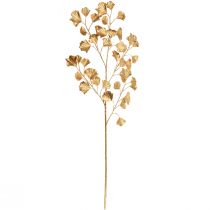 Prodotto Ramo di Gingko pianta artificiale decorativa bronzo glitter 84 cm