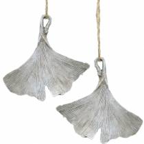 Prodotto Decorazione tombale foglia di ginkgo da appendere 10 cm 3 pz