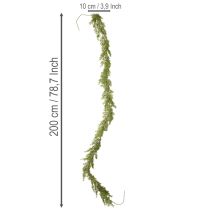 Prodotto Ghirlanda artificiale di abete per porte e finestre, 200 cm