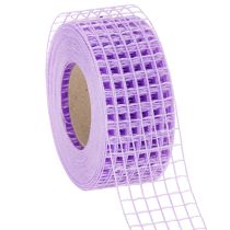 Prodotto Nastro a rete viola, largo 4,5 cm, rotolo di nastro decorativo per lavori creativi, 10 m