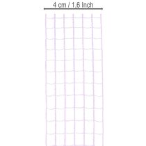 Prodotto Nastro a rete viola, largo 4,5 cm, rotolo di nastro decorativo per lavori creativi, 10 m