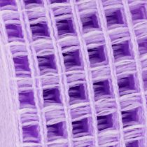 Prodotto Nastro a rete viola, largo 4,5 cm, rotolo di nastro decorativo per lavori creativi, 10 m
