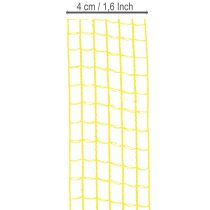 Prodotto Nastro a rete giallo, 4,5 cm, nastro regalo per decorazioni creative