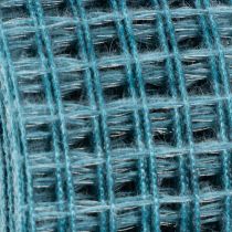 Prodotto Nastro decorativo a griglia, largo 4,5 cm, blu, per progetti creativi, 10 m