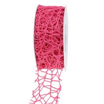 Nastro a griglia rosa 40mm 10m