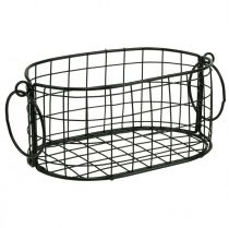 Prodotto Cestino in filo metallico con manici in metallo nero 17-32 cm set da 4