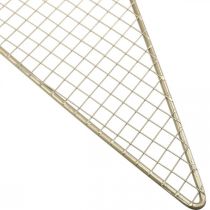 Metal Star Mesh Deco Star Metal Deco Oro Ø47cm